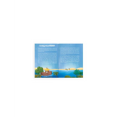 Open kinderboek met kleurrijke bootillustratie uit Islamitisch Zoekboek voor heilige maanden